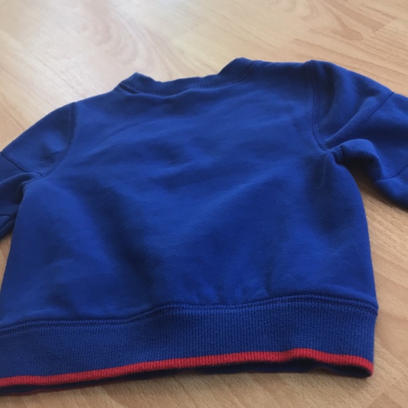 8/$25 Gap Size 2 Years Blue Marvel Muscle Sweatshirt - Picture 10 of 12